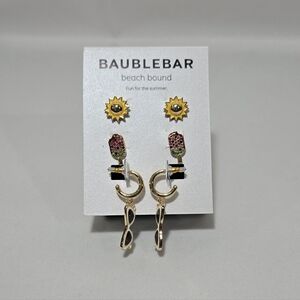 BaubleBar  "Beach Bound Fun For The Summer" Earrings  #937
